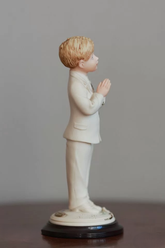 Giuseppe Armani Figurine First Communion Boy 1195C Sculpture Capodimonte Italy - Picture 5 of 10