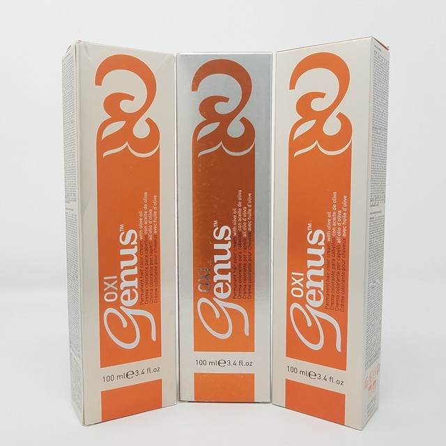 Oxi Genus Permanent Hair Color Cream 3.4oz 6.11 Dark Mat Natural