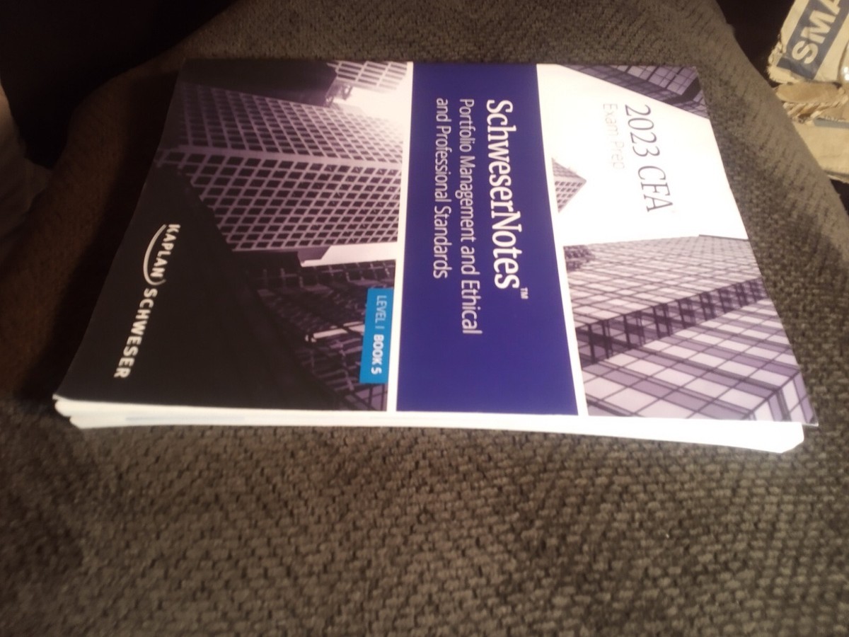 CFA Level1, Kaplan Schweser in 2023 全セット（魅了 2023 NEW