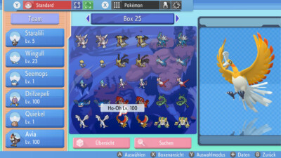 PVP Shiny Ho-Oh 6IV | LVL 100 | Pokemon Strahlender Diamant
