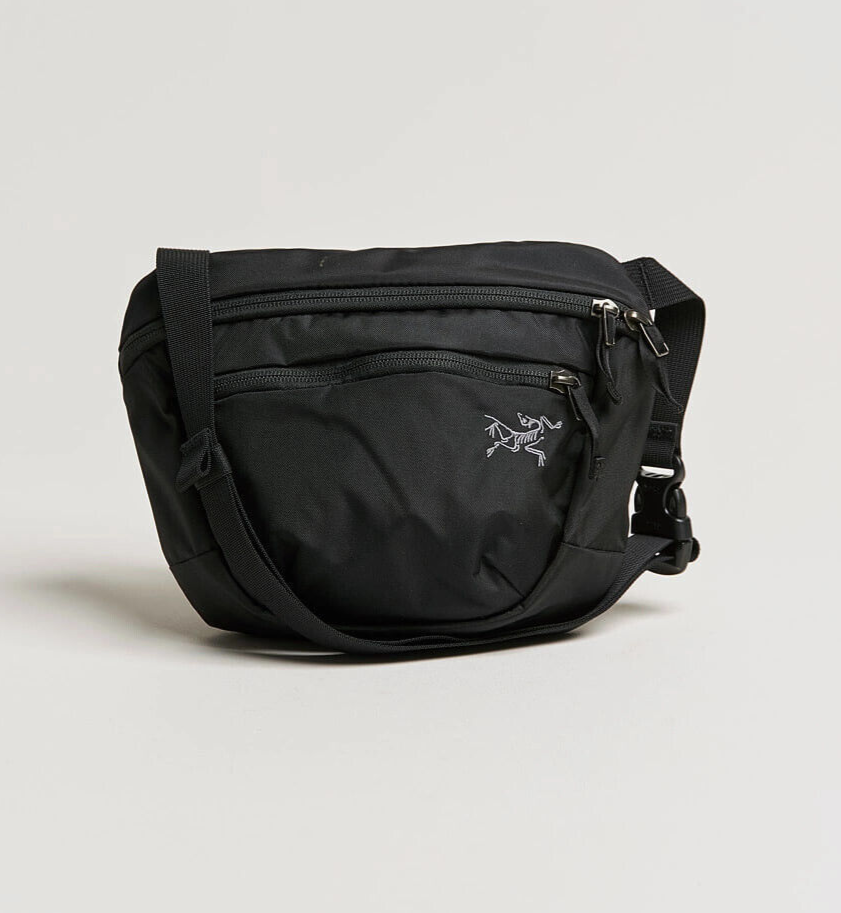 Arc'teryx Mantis 2 Waist Pack gorpcore shoulder bag black Arc'teryx Mantis 2 Waist Pack gorpcore shoulder bag black