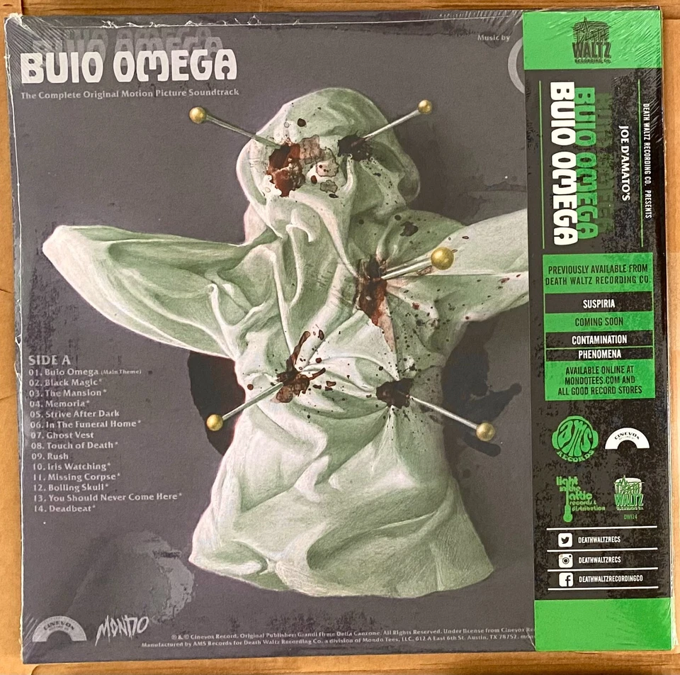 Buio Omega - Goblin - US Ltd. Edt. Green Vinyl, Death Waltz, factory selaed neu! - Bild 2 von 2