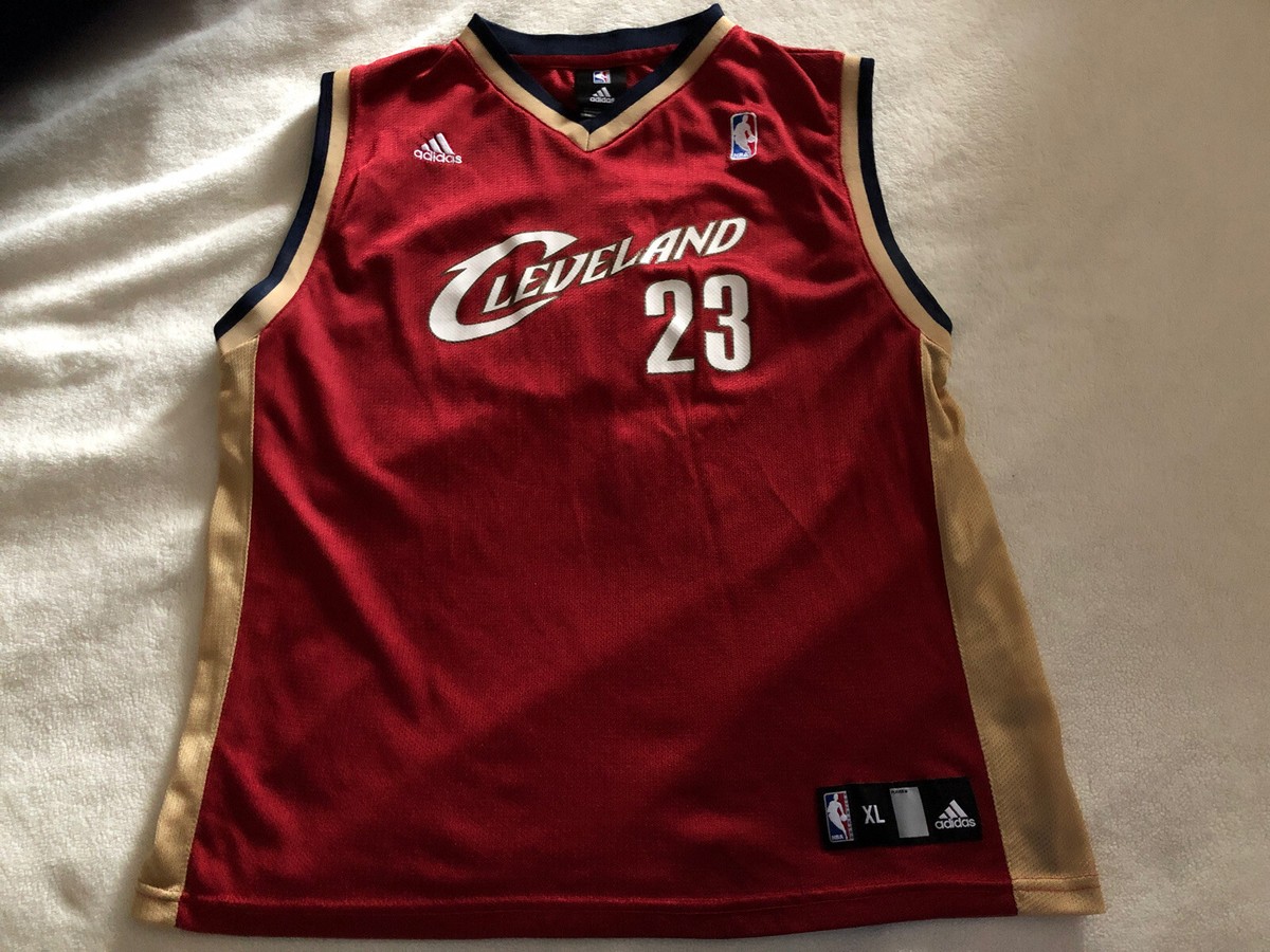 Lebron James Youth XL Adidas NBA Basketball Jersey Cleveland