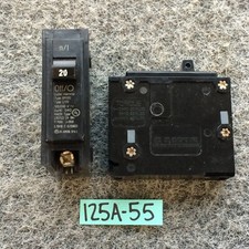 LOT OF 2 Cutler-Hammer BR BR120 1 POLE 20 AMP CIRCUIT BREAKER 1 Year Warranty
