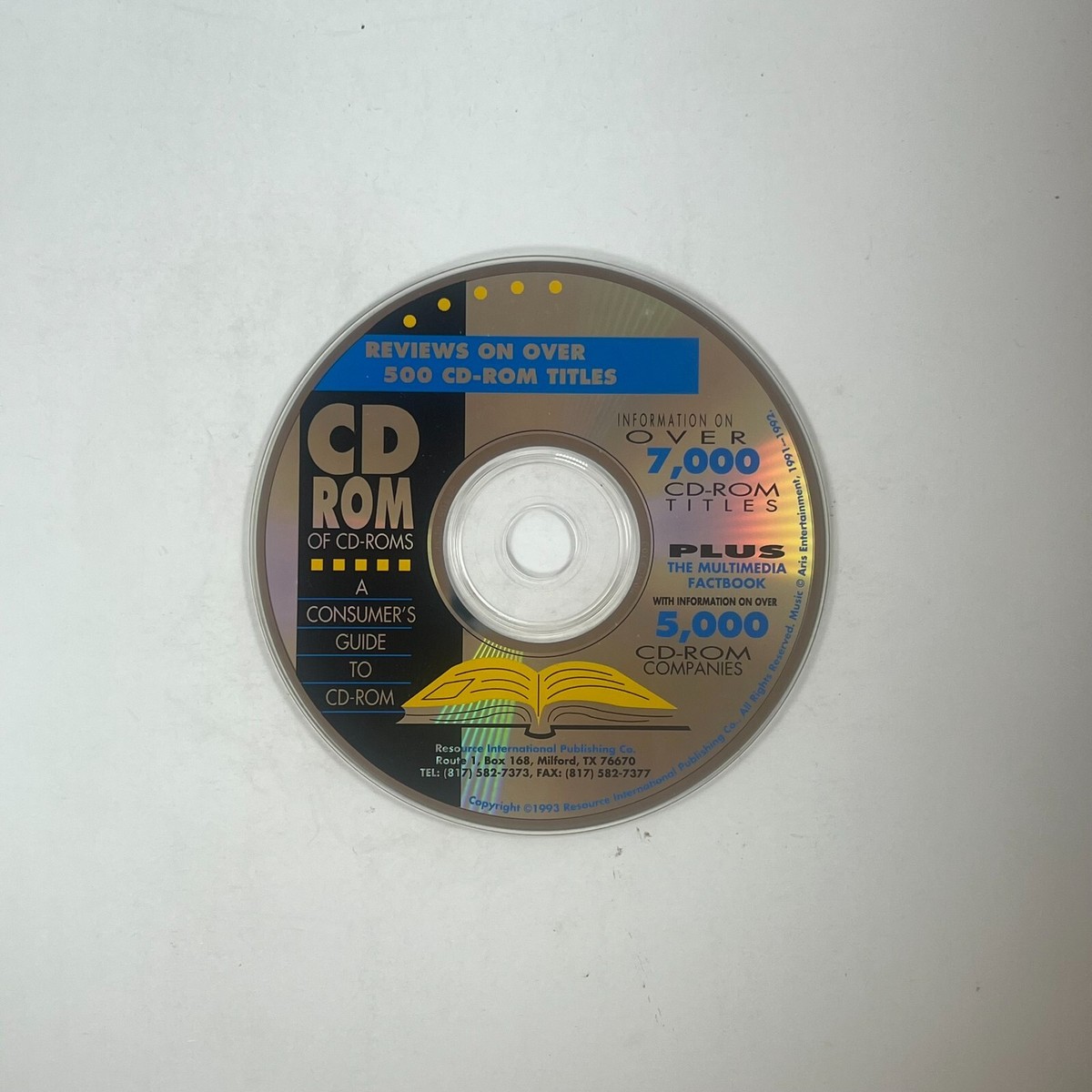 CD-ROM of CD-ROMs Consumer Guide (PC, 1993) | eBay