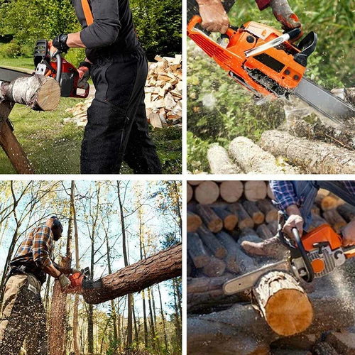 3 x 20inch Bar Chainsaw Chain Saw 325 Pitch 76 Link 058 For Baumr-Ag SX62 SX66 - Picture 9 of 12