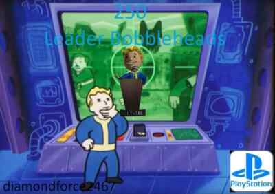 ps4 ps5 pc xbox leaders/ small guns/ energy gun/ big guns/ etc. bobbleheads