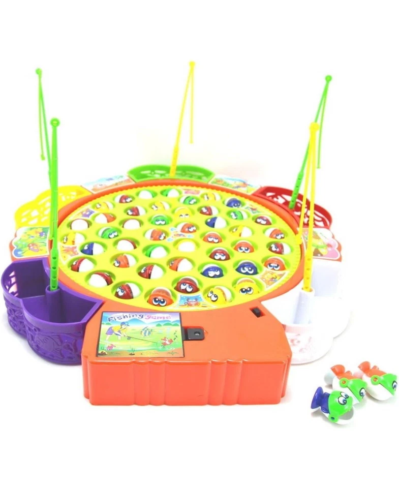 Gioco Pesca Pazza 45 Pesciolini Giocattolo Gioco Pesca Per Bambini 3 Anni + (N) - Immagine 2 di 3