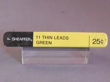 Sheaffer Vintage 0.9mm Fineline Long Thin Lead--Green-11 sticks per tube