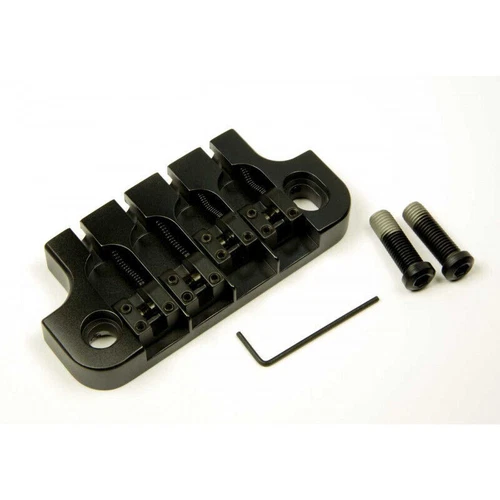 Brand new hipshot two point supertone black bass bridge