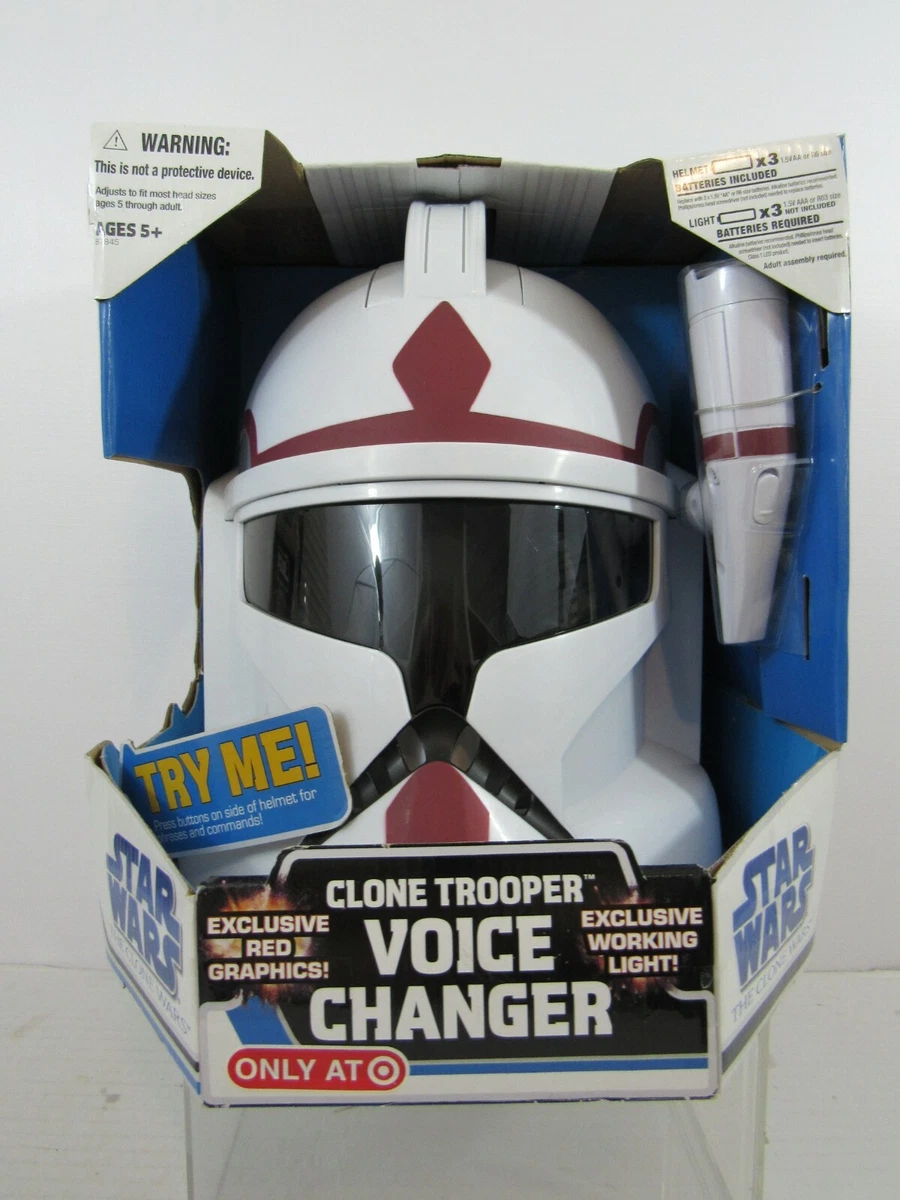 Star wars clone trooper helmet store voice changer