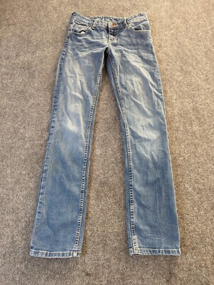 Zara Basic Z1975 Denim Blue Jeans Mid  Rise Women's Size 4 W28 L29.5