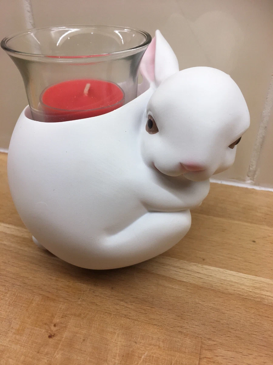 Bunny tea light holder deals
