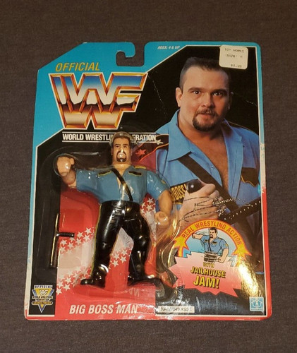 WWF The Big Boss Man MOC HASBRO series 3 Wrestling...