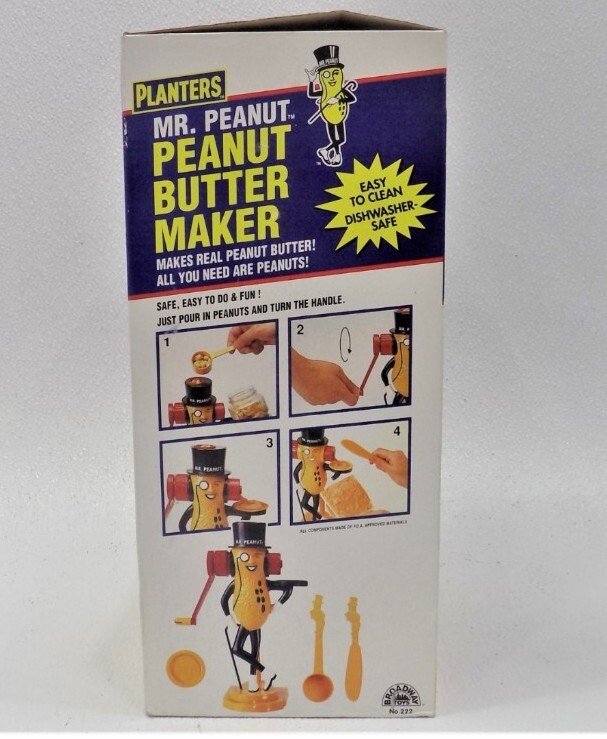Vintage Planters Mr. Peanuts Peanut Butter Maker 1996 New In Box