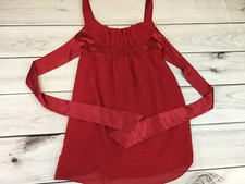 Guess NWT $55 Red Jubilee Dress Juniors Sz 9 Empire Waist Holiday Party Y2K 90s