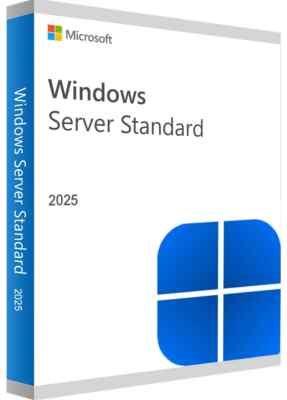 Microsoft Windows Server 2025 Standard auf DVD