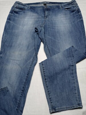 Blue Jeans DKNY size 20 soho Skinny 1% Spandex 79%Cotton 20% Polyester 