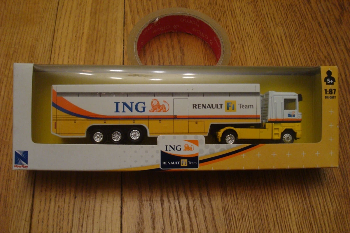 Kit Maquette Minitrucks TIR 8 – Renault TLR 280 + SR Bâchée Borel Frères – 1/50 Non Monté