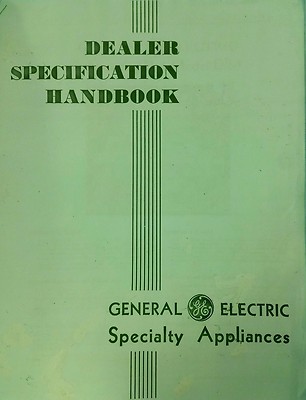 1931-33 GE General Electric Monitor Top Salesman's Catalog of Illustrated Detail