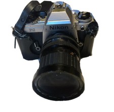 Nikon FG 35mm Camera With Sigma Zoom Lens