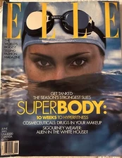 ELLE. June, 1993. MANON VON GERKAN On Cover.