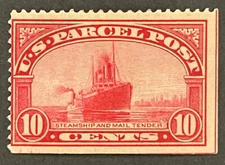 Travelstamps: 1912-13 US Stamps Scott #Q6 - 10¢ Steamship Mint MNH OG