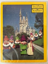 Jaymar Walt Disney Character Vintage Puzzle Snow White And The Seven Dwarfs