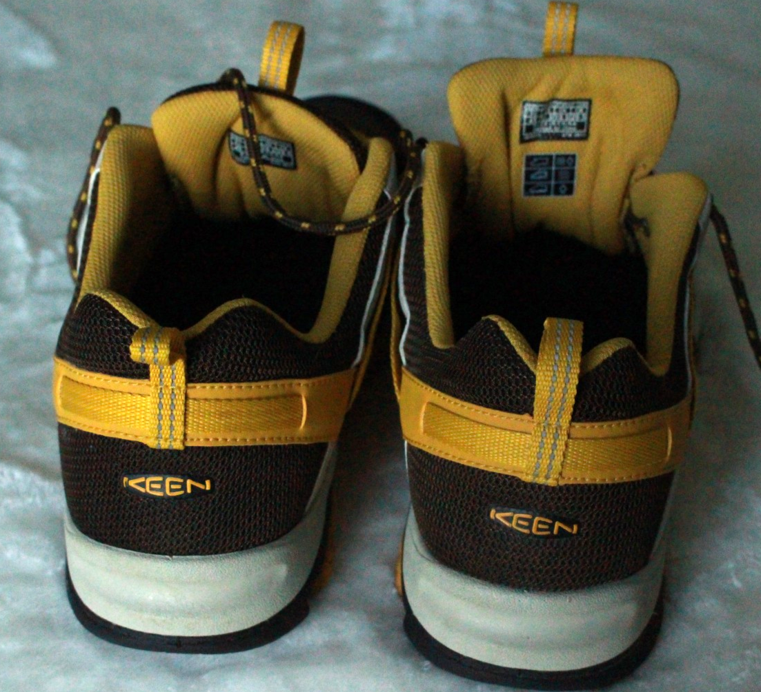 Scarpe da trekking Keen marrone giallo usate uomo 11 5M