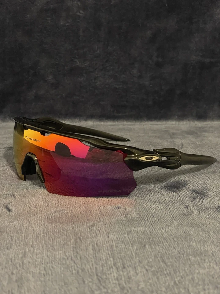 NUEVO Gafas de sol Oakley OO9208-4638 Radar EV Path para hombre PÚRPURA/ROJO Foto 2 de 4