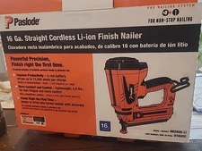 🔥 New Paslode Cordless 16 GA Straight Finish Nail Gun Tool 916000 IM250-Li