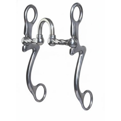 Professional's Choice 7  Shank Slow Twist Correction Horse Bit - 5 1/8  Sweet