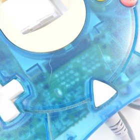 Dreamcast Official Controller Pad HKT-7700 Aqua Blue SEGA Tested 2422