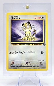 1995 meowth pokemon card value Meowth Pokemon Card 1995
