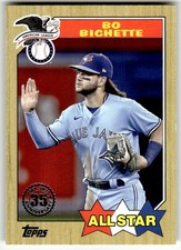 2022 Topps 87AS-41 Bo Bichette 1987 35th Anniversary All-Stars Toronto Blue Jays