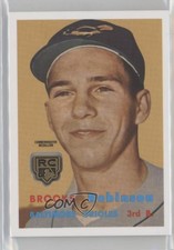 2020 Topps Rookie Card Retrospective Logo Medallions Brooks Robinson HOF 07i7. rookie card picture