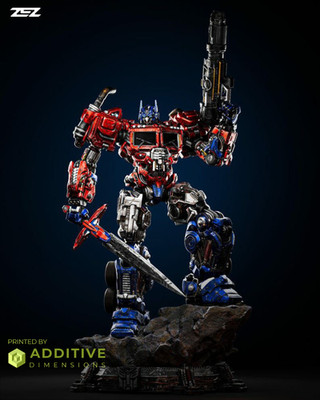 Optimus Prime by ZEZ FAN ART 1:18 Statue Resin 3D Printed DIY Model Kit