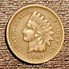 1909 S INDIAN HEAD CENT - KEY DATE
