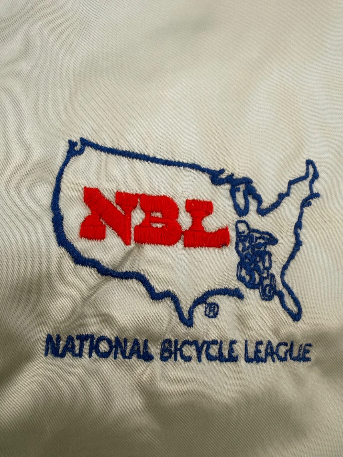 Vintage 80's NBL National Bicycle League BMX Embroidered Made in USA Jacket image 7