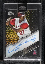 2020 Topps Chrome Black Gold Refractor 29/50 Vladimir Guerrero Auto HOF 1ly0