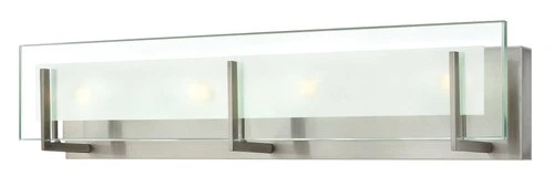 Hinkley Latitude 26" Wide Brushed Nickel Modern Bathroom Vanity Light - Picture 3 of 10
