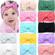 Super Stretchy Soft Knot Headbands with Hair Bows Head Wrap Hair Accessories For
