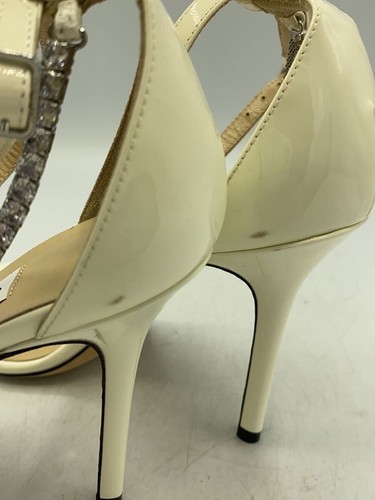 JIMMY CHOO Other Heel Sandals 36.5 CRM PVC Used - Picture 6 of 6