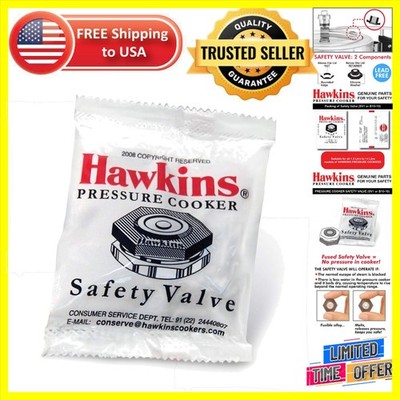 Manual Safety Valve for Hawkins Pressure Cookers 1.5L-14L - Elegant Black