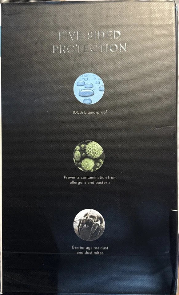 Protector de colchón Sleep Tite Omniphase Tencil Split King bolsillo profundo lujo  Foto 2 de 4