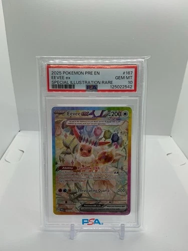 Eevee ex 167/131 Sv: Prismatic Evolutions Holo PSA 10