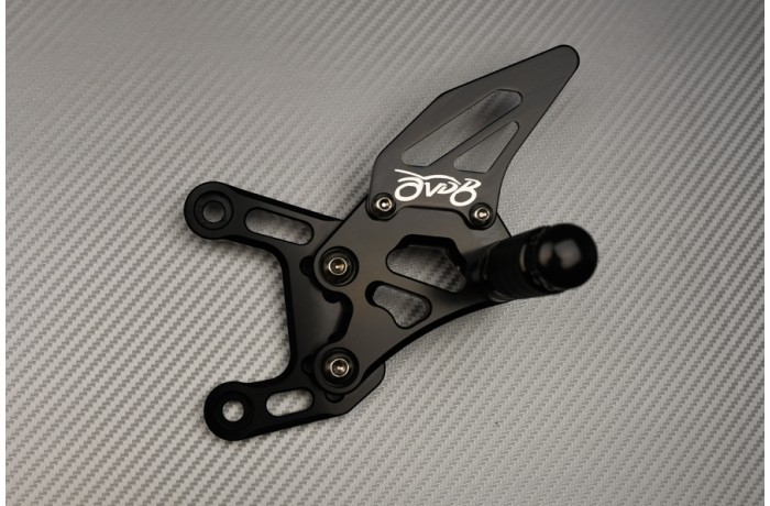 Commandes reculées Yamaha R1 2009-2011 repose-pieds alu réglables