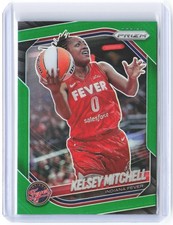 2025 Panini WNBA Prizm Kelsey Mitchell #35 Green Indiana Fever-