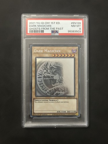 Dark Magician GFTP-EN128 | Ghost Rare | PSA 8 | Yugioh