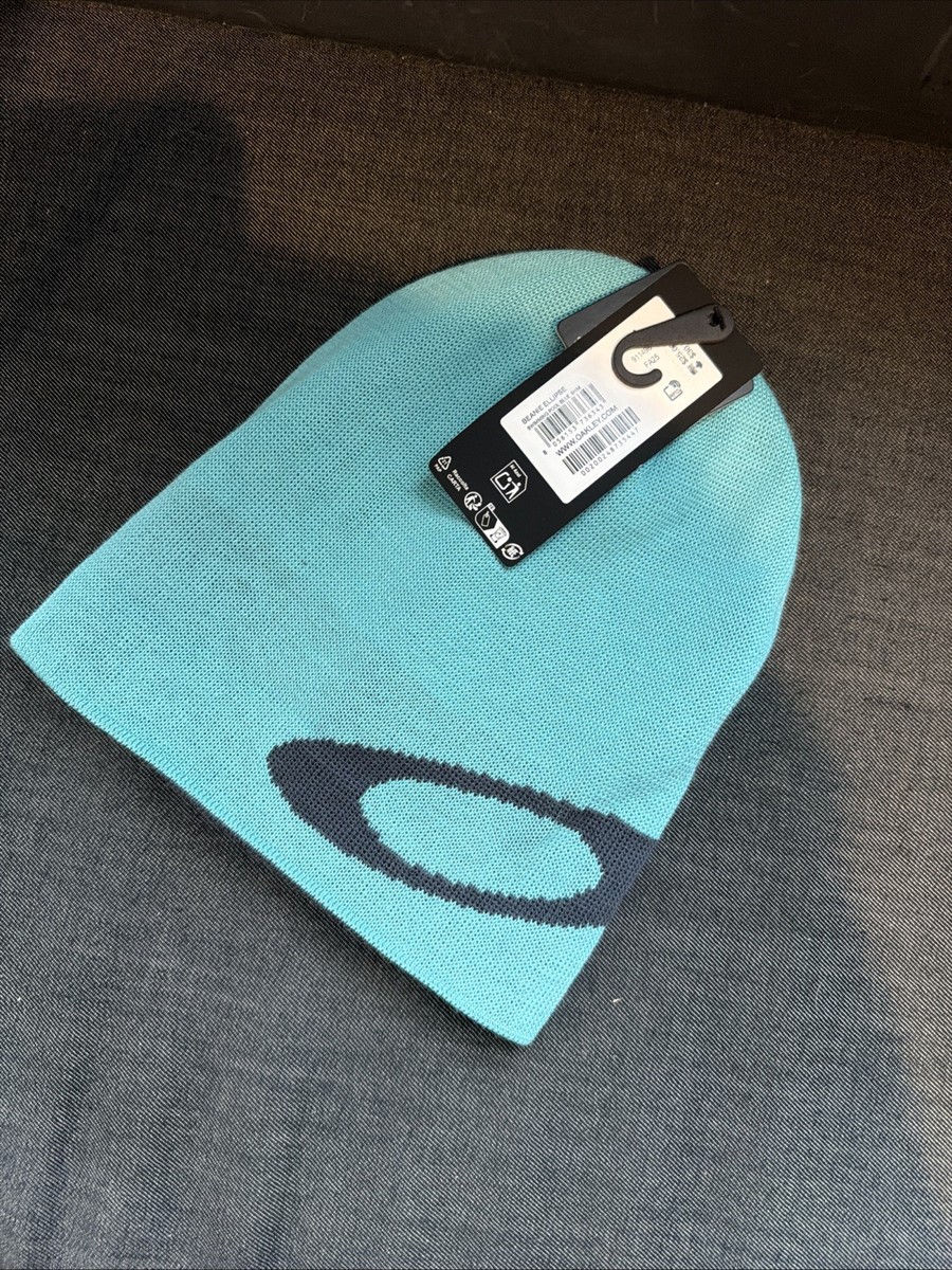 Oakley Ellipse Beanie Swimming Pool Blue - New With Tags Y2K | eBay